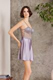 Pierre Cardin 6 Lı Saten Gecelik Çeyiz Takım Royal