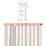 BULUT Büyük İşkence Döküm 70 cm 700x120mm
