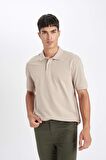 DeFacto Regular Fit Kısa Kollu Basic Düz Pike Kumaş Polo Tişört C1293AX24SPBG684