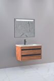 LEVANTE 85 CM BEYAZ LAVABOLU BANYO DOLABI - BOY DOLAP HARİÇ