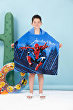 Özdilek Spiderman Night Disney Lisanslı Kadife Çocuk Panço 4/9 Yaş