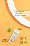INCIA %100 Doğal Göğüs Ucu Bakım Kremi Yumuşatma ve Koruma Lanolin İçermez 30 ml