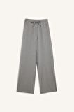 DeFacto Coool Wide Leg Kumaş Pantolon Geniş Bol Paça Beli Lastikli Bağcıklı Cepli C1428AX25SPGR396