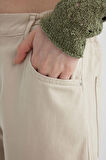 DeFacto Coool Jogger Pantolon Gabardin Kumaş Normal Bel Basic Düz Kargo Cepli B0454AX24SPER37