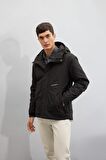 Regular Fit Kapüşonlu Mont