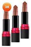 Avon Ultra Mat Ruj Marvellous Mocha Üçlü Set