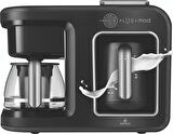 Karaca Hatır Plus Mod 5 In 1 Konuşan Kahve Ve Çay Makinesi Black Chrome