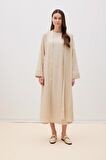 DeFacto Relax Fit Şal Yaka Krinkıl Kumaş Uzun Kimono E1816AX25SPBG757