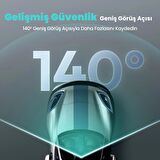 360+ HK30 WiFi 1080P 130° Geniş Açı Gece Görüşlü Akıllı Araç İçi Kamera