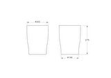 VitrA Eternity A4430039 Çöp Kovası, 3L, Siyah