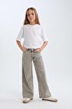 Kız Çocuk Wide Leg Geniş Paça Pantolon