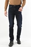 Erkek Koyu Lacivert Jean Pantolon