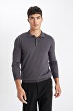 DeFacto Standart Fit Polo Yaka Kazak D0454AX24AUAR86