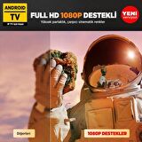 Vankyo Sunspark 500W Android TV 1080P Destekli Projeksiyon Cihazı 5G Wi-Fi + 5.1 Bluetooth - LCD LED - 240 Inç Yansıtma-Dahili Hoparlör-PS5/XBOX/HDMI/USB/VGA/AV