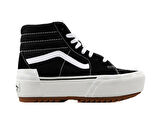 Vans Siyah Kadın Yüksek Taban Süet Kanvas Lifestyle Ayakkabı VN0A4BTW5ZN1 UA SK8-Hi Stacked
