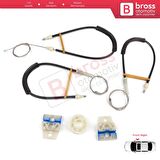 VW Polo Vento MK5 6R 6C 61 2009-2022 4/5 Kapı 6R4837462 İçin Elektrikli Ön Sağ Cam Kriko Tamir Seti