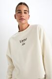 DeFactoFit NBA Los Angeles Lakers Bisiklet Yaka Sweatshirt D0682AX24AUER105