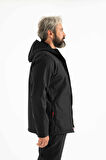 Longberg Erkek Kapüşonlu Softshell Mont