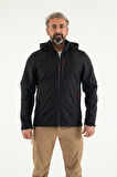 Longberg Erkek Çıkarılabilir Kapüşonlu Trio Softshell Mont