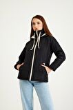 Toridas Günlük Şık Kapüşonlu Kışlık Kadın Şişme Mont 811siyah10