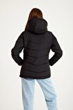 Toridas Günlük Su Geçirmez Kışlık Şişme Kadın Mont  801siyah13