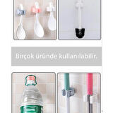 Gen-Of Mop Ve Çok Amaçlı Yapışkanlı Tutucu 4 Lü Set GKH