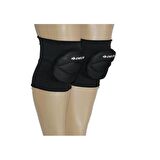 Delta Deluxe Unisex Voleybol Dizliği Siyah (Çiftli)