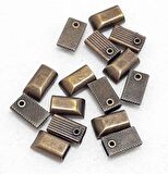 Antik renk  fermuar stop, büzgü ucu