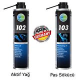 Tunap MP102-103 Set Yağ&Pas Sökücü 400+400 ml