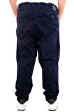 Mode XL Büyük Beden Erkek Kot Pantolon Yan Cep CHINO 18880 Lacivert