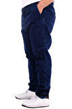 Mode XL Büyük Beden Erkek Kot Pantolon Yan Cep CHINO 18880 Mavi