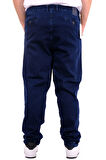 Mode XL Büyük Beden Erkek Kot Pantolon Yan Cep CHINO 18880 Mavi