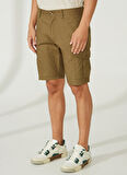 AT.P.CO Normal Bel Slim Fit Yeşil Erkek Bermuda Şort A261BILL334NG332-