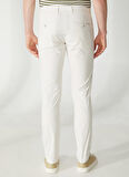 AT.P.CO Normal Bel Normal Paça Slim Fit Beyaz Erkek Pantolon A261DAN78TC506/TB