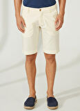 AT.P.CO Normal Bel Slim Fit Bej Erkek Bermuda Şort A261NAT99NG332-