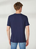 AT.P.CO Bisiklet Yaka Lacivert Erkek T-Shirt A266T32748-