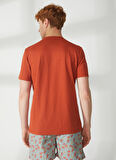 AT.P.CO Bisiklet Yaka Turuncu Erkek T-Shirt A266T35343-