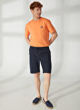 AT.P.CO Normal Bel Slim Fit Lacivert Erkek Bermuda Şort A261OSLOPHILIPB