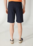 AT.P.CO Normal Bel Slim Fit Lacivert Erkek Bermuda Şort A261OSLOPHILIPB