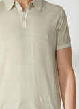 AT.P.CO Polo Yaka Slim Fit Bej Erkek Kazak A26433TF-