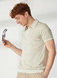 AT.P.CO Polo Yaka Slim Fit Bej Erkek Kazak A26433TF-