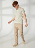 AT.P.CO Polo Yaka Slim Fit Bej Erkek Kazak A26433TF-