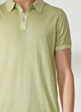 AT.P.CO Polo Yaka Slim Fit Yeşil Erkek Kazak A26433TF-