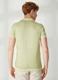 AT.P.CO Polo Yaka Slim Fit Yeşil Erkek Kazak A26433TF-