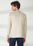 AT.P.CO Bej Erkek Uzun Cepli Slim Fit Yazlık Ceket A262ALAN60JR018-