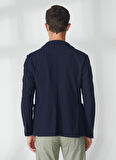 AT.P.CO Lacivert Erkek Uzun Cepli Slim Fit Yazlık Ceket A262ALAN60TF214-