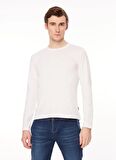 AT.P.CO Bisiklet Yaka Beyaz Erkek T-Shirt A279T72COT-