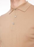 AT.P.CO Polo Yaka Slim Fit Açık Kahve Erkek Kazak A274A08EMP-