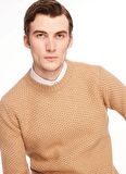 AT.P.CO Bisiklet Yaka Slim Fit Turuncu Erkek Kazak A274S30OMEGA-