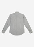 AT.P.CO Slim Fit Gömlek Yaka Gri Erkek Gömlek A276CARLS98F-